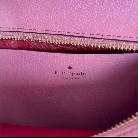 Kate Spade Eva Small Top Zip Satchel – Limited Edition Purple Mauve, NWT - Picture 7 of 16